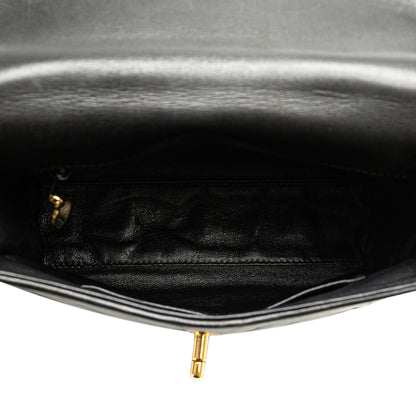 Chanel CC Chevron Lambskin Flap