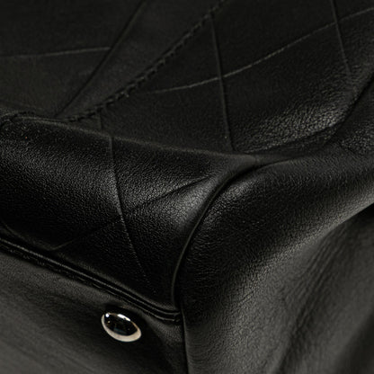 Chanel CC Chevron Quilted Lambskin Boston
