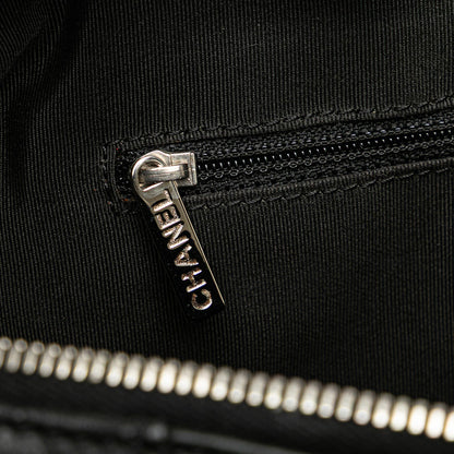 Chanel CC Chevron Quilted Lambskin Boston