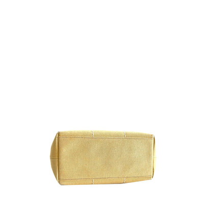 Chanel CC Choco Bar Canvas Handbag (SHG-l1xEqX)
