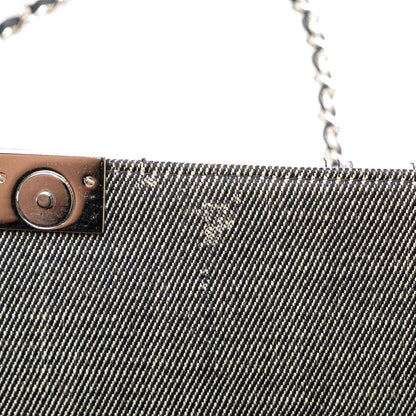 Chanel CC Choco Bar Denim Chain Flap