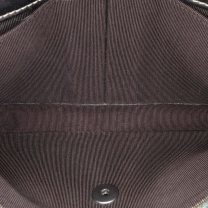 Chanel CC Chocolate Bar Denim East West Flap