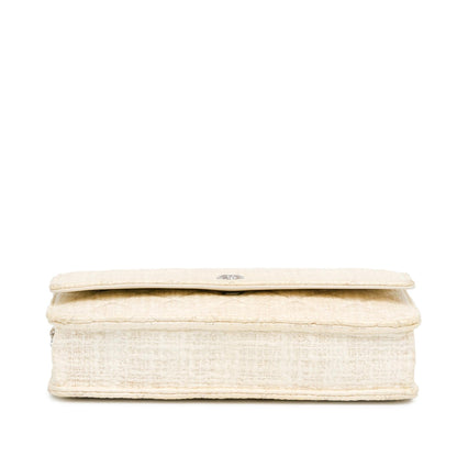 Chanel CC Coated Tweed Wallet On Chain