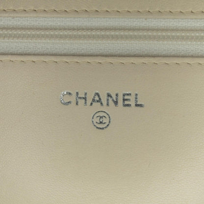 Chanel CC Coated Tweed Wallet On Chain