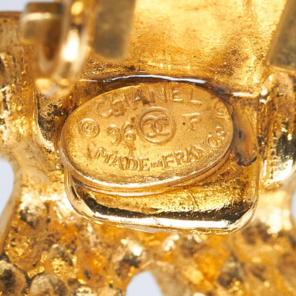 Chanel CC Drop Earrings (SHG-6M0tns)
