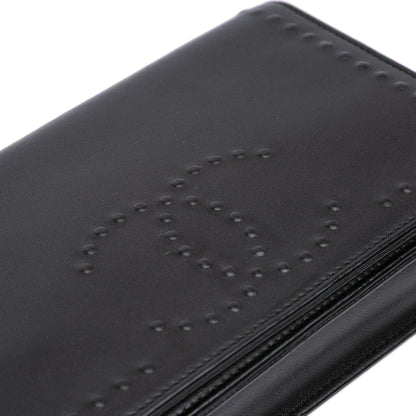 Chanel CC Embossed Lambskin Wallet On Chain