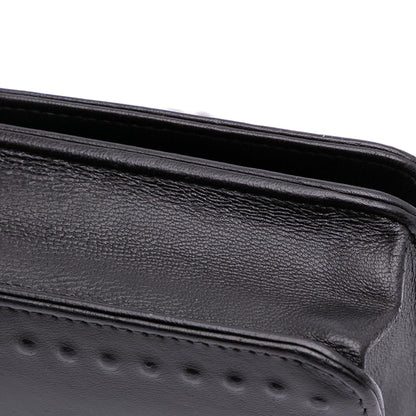 Chanel CC Embossed Lambskin Wallet on Chain