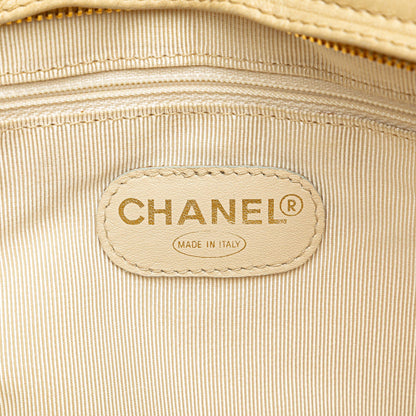 Chanel CC Lambskin Chain Tote