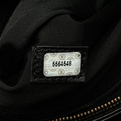 Chanel CC Lambskin Tortoise Handle Tote