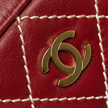 Chanel CC Lambskin Wild Stitch Handbag
