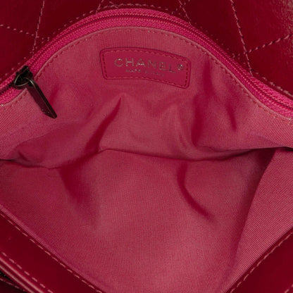Chanel CC Lambskin and Tweed Flap