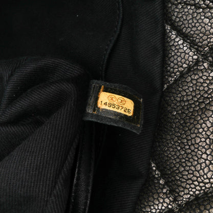 Chanel CC Metallic Caviar Soft Tote