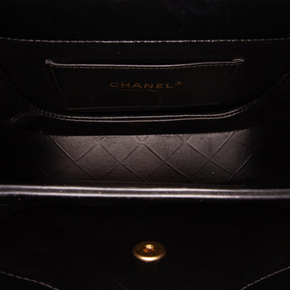Chanel CC Quilted Calfskin Round Moon Messenger Flap
