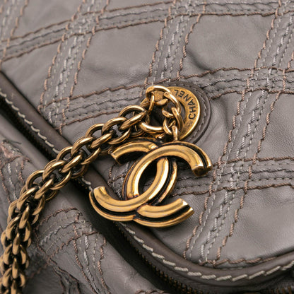 Chanel CC Quilted Calfskin Triptych Tote