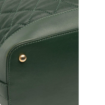 Chanel CC Quilted Caviar Casual Style Hobo