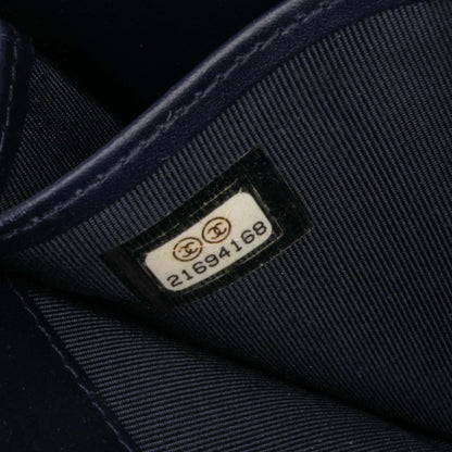 Chanel CC Quilted Caviar Zip Around Long Wallet