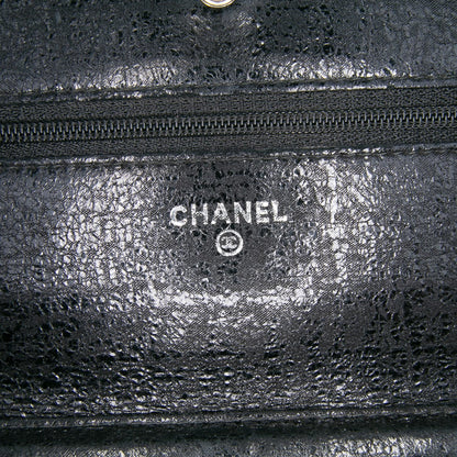 Chanel CC Quilted Crinkled Calfskin Wallet On Chain