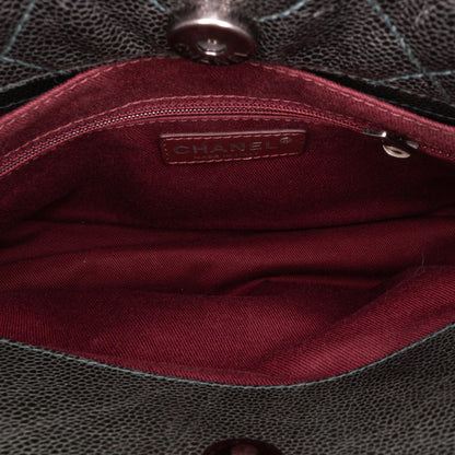 Chanel CC Quilted Crumpled Caviar Crave Tote