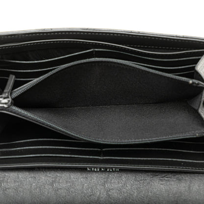 Chanel CC Quilted Lambskin Flap Continental Wallet