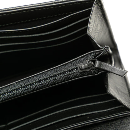 Chanel CC Quilted Lambskin Flap Continental Wallet