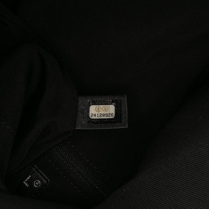 Chanel CC Quilted Lambskin Grip Clutch
