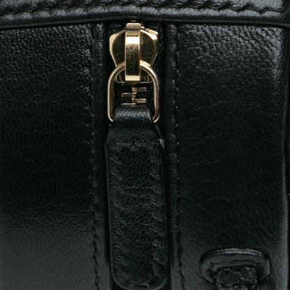 Chanel CC Quilted Lambskin Round Clutch with Chain