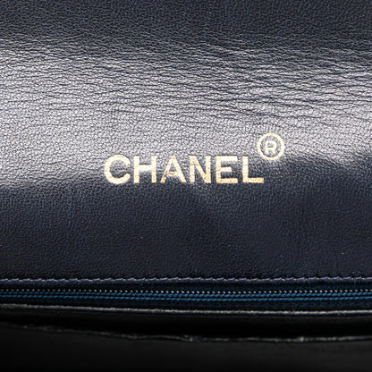 Chanel CC Quilted Lambskin Round Flap