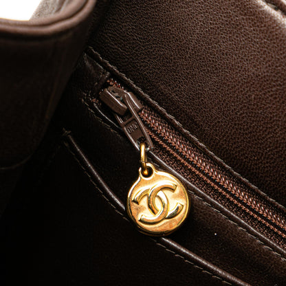 Chanel CC Quilted Lambskin Turnlock Tote