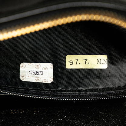 Chanel CC Quilted Lambskin Twisted Strap Crossbody