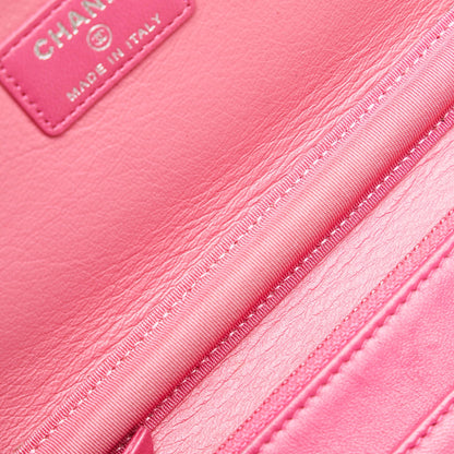 Chanel CC Quilted Lambskin Wallet On Chain