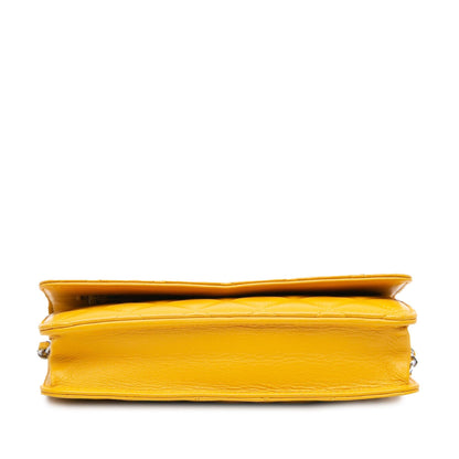 Chanel CC Quilted Lambskin Wallet On Chain