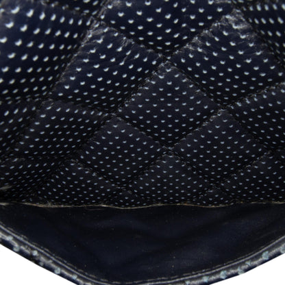 Chanel CC Quilted Perforated Lambskin Single Flap