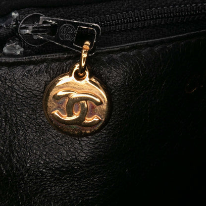 Chanel CC Quilted Velvet Flap