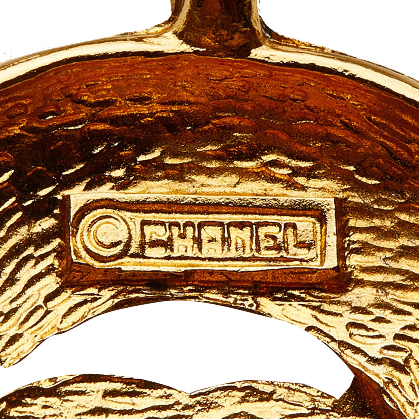 Chanel CC Round Pendant Necklace (SHG-JpR2Dk)