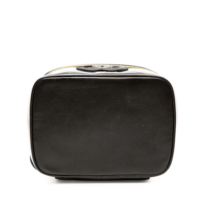 Chanel CC Vinyl and Calfskin Vanity Case