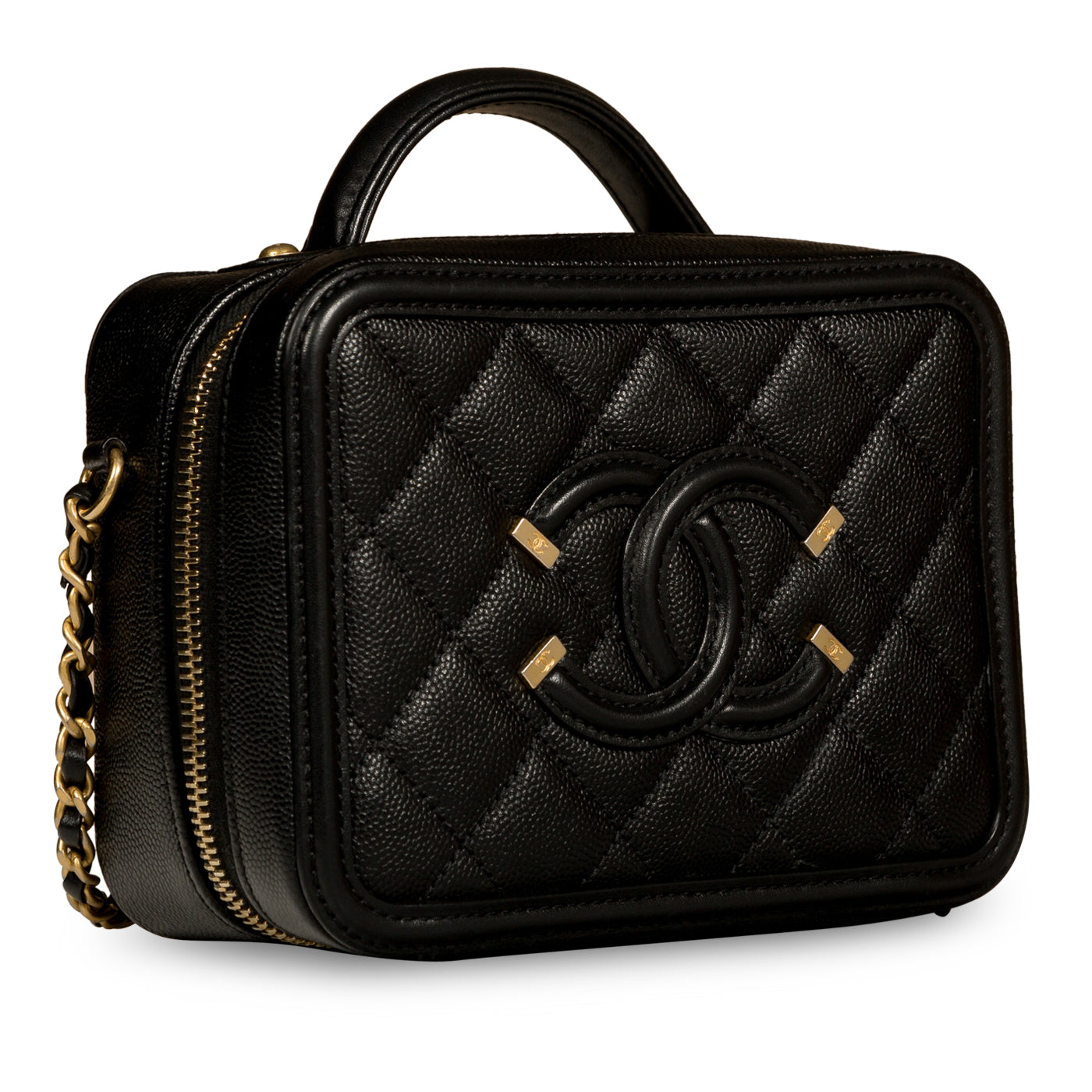 Chanel Filigree CC Vanity Case - Small