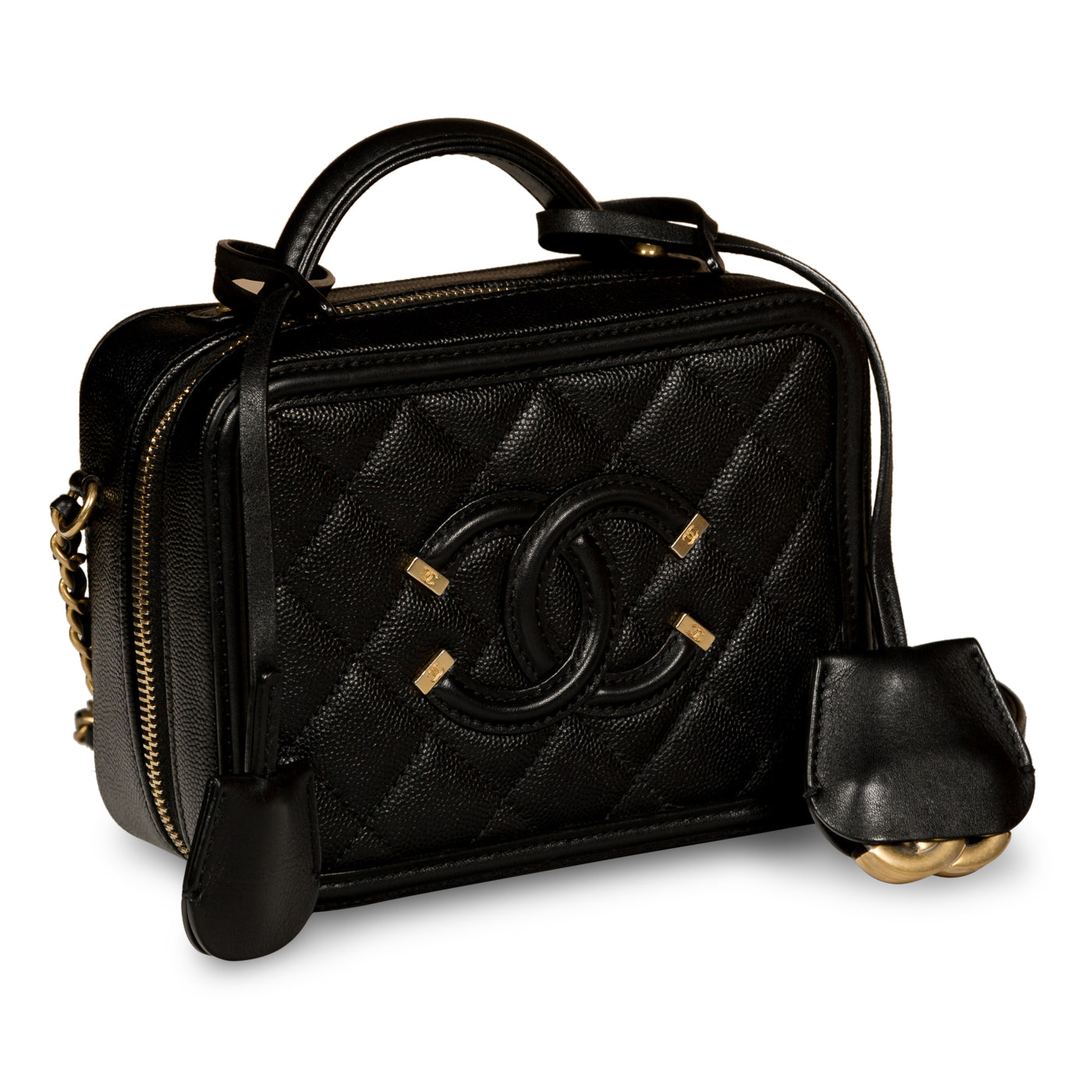 Chanel Filigree CC Vanity Case - Small