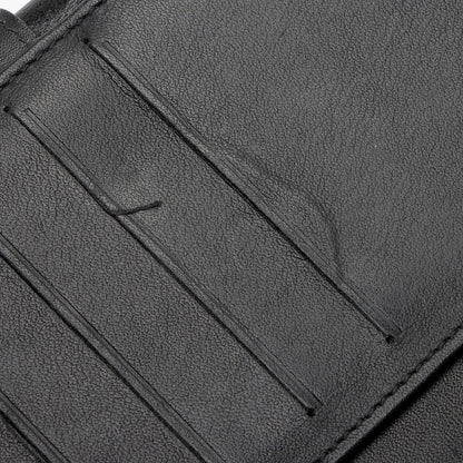 Chanel Calfskin Diamond Wild Stitch French Purse Wallet (SHF-snVzTa)