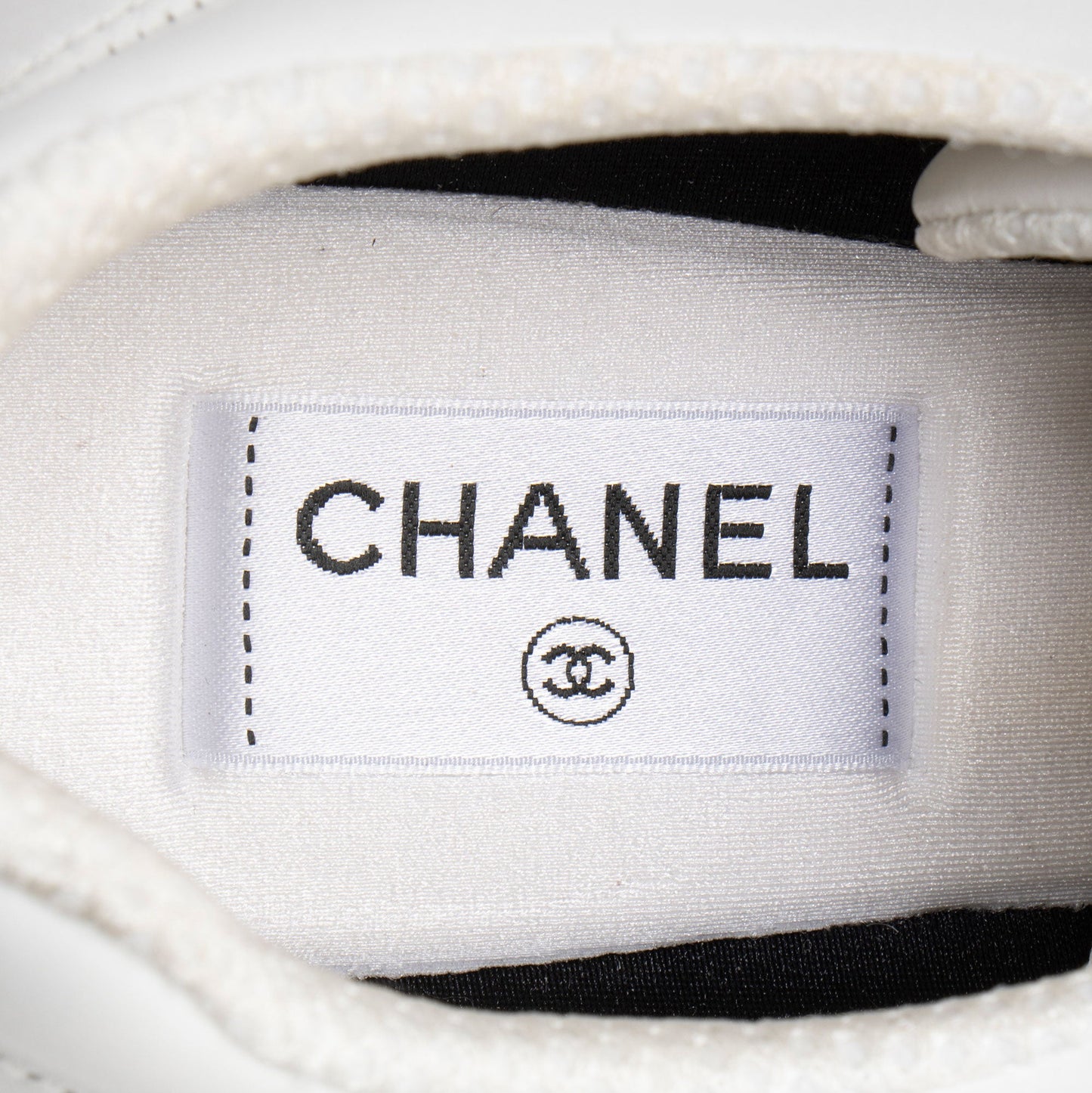 Chanel Calfskin Suede Logo Sneakers - Size 9.5 / 39.5