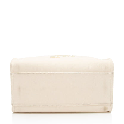Chanel Canvas Pearl Deauville Medium Tote (SHF-Hmgrlc)