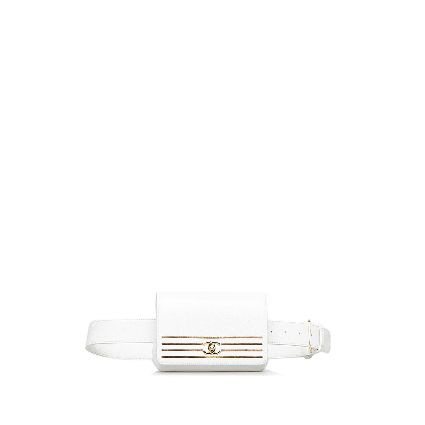 Chanel Captain Gold Belt Bag (SHG-0GZDuj)