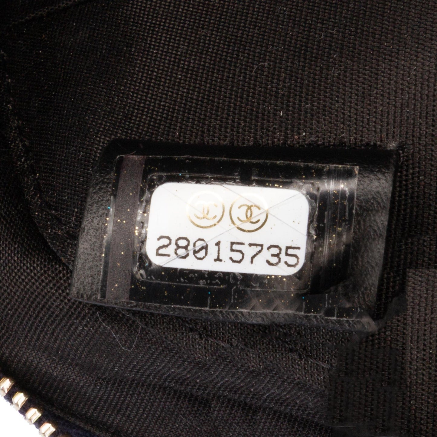 Chanel Caviar CC Filigree Round Crossbody Bag