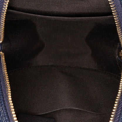 Chanel Caviar CC Filigree Round Crossbody Bag