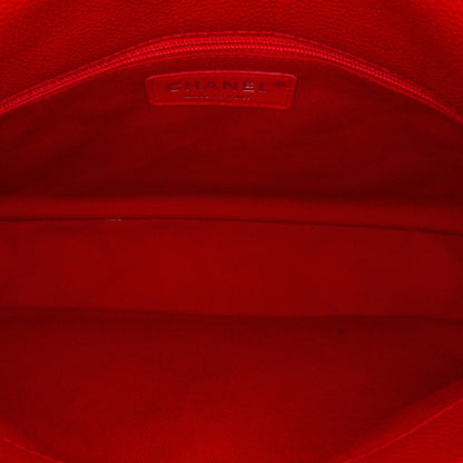 Chanel Caviar Double Compartment CC Chain Flap (SHG-BhsLJG)