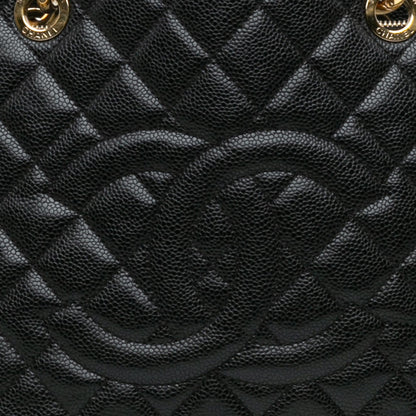Chanel Caviar Grand Shopping Tote (SHG-V4QFSE)
