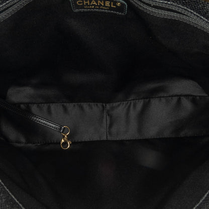 Chanel Caviar Grand Shopping Tote (SHG-V4QFSE)