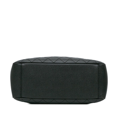 Chanel Caviar Grand Shopping Tote (SHG-PuLkRM)