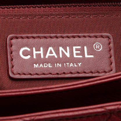 Chanel Caviar Leather All About Flap Large Shoulder Bag (SHF-22267)
