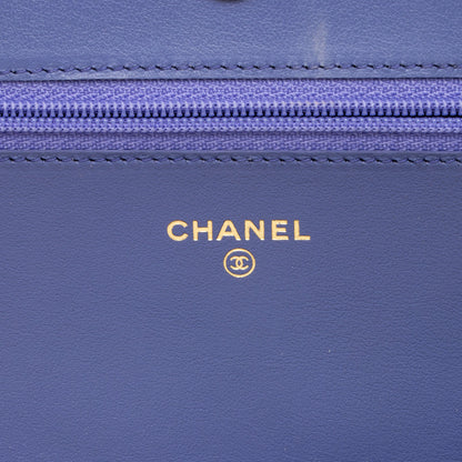 Chanel Caviar Leather Boy Wallet on Chain