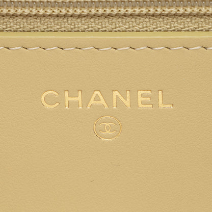 Chanel Caviar Leather Boy Wallet on Chain